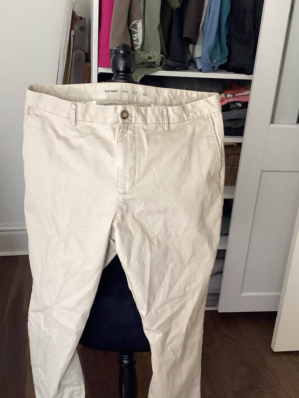 Old Navy Men's Cream Chino Pants